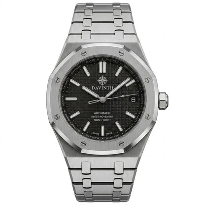 Davinth VANGUARD 41 / TAPISSERIE Silver Dial / OCTAGONAL Steel Case & Bracelet